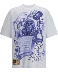 PDF CHANNEL - Cotton T-Shirt With Print - Lyst