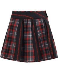 Vivienne Westwood - Bell Virgin Wool Mini Skirt Charcoal - Lyst