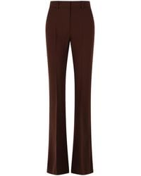 Sportmax - 'Febe' Plum Wool Pants - Lyst