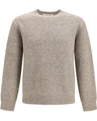sunflower - Yak And Alpaca Blend Sweater Dark Oat - Lyst
