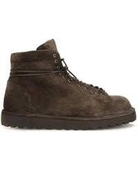 Marsèll - Pallottola Suede Ankle Boots Dark - Lyst