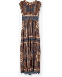 Zimmermann - Mahon Silk Long Dress - Lyst