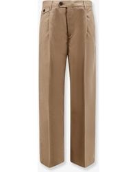 DUNST - Pleated Chino Slacks Trousers - Lyst