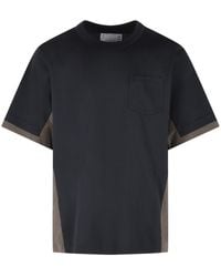 Sacai - Cotton T-Shirt - Lyst