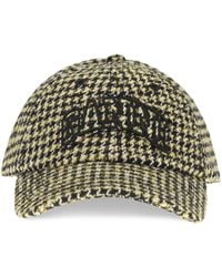 Ganni - Woollen Check Cap - Lyst