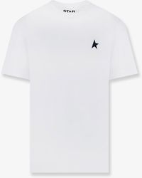Golden Goose - Cotton T-Shirt With Logo Print - Lyst