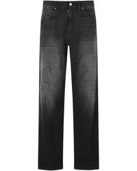 MM6 by Maison Margiela - Cotton Jeans - Lyst