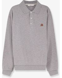 DUNST - Polo Shirt With Logo Patch - Lyst