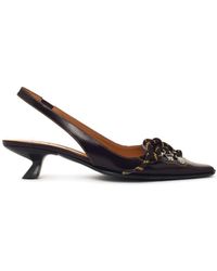 Marni - Leather Slingbacks - Lyst