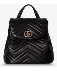 Gucci - Gg Marmont Mini Leather Backpack - Lyst