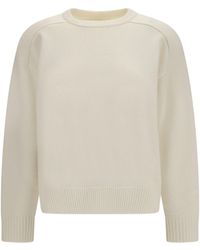 Loulou de Saison - Breha Wool Cashmere Sweater Ivory - Lyst