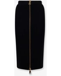 Elisabetta Franchi - Viscose Nylon Skirt - Lyst