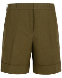 Jil Sander - Linen Shorts - Lyst