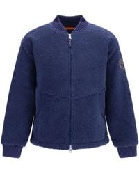 Napapijri - Mapu Zip Fleece Sweatshirt Dark - Lyst