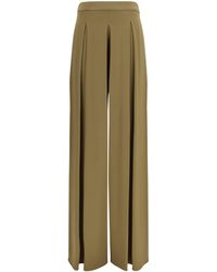 Max Mara Pure - Viscose Technical Jersey Pants Deserto - Lyst