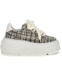 Casadei - Nexus Sneakers Bouclé Fabric Panna/Bianco - Lyst