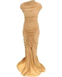 Francesco Murano - Draped Long Dress - Lyst