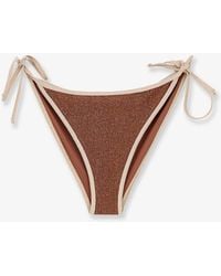 MC2 Saint Barth - String Bikini Bottom Virgo Lurex - Lyst