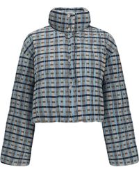 GONGDID DESIGN - Short Padded High-Neck Jacket - Lyst