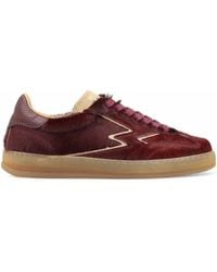 Moaconcept - Club Pony Skin Sneakers Bordeaux - Lyst