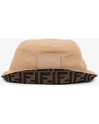 Fendi - Cotton Bucket Hat - Lyst