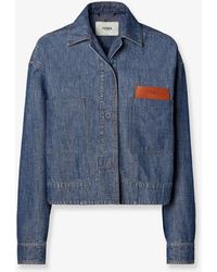 Fendi - Chambray Denim Jacket - Lyst
