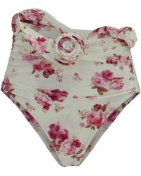 Magda Butrym - Shaping Floral-Print Bikini Bottom - Lyst