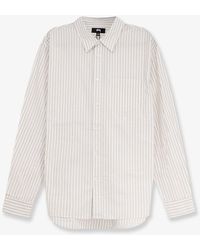 Stussy - Standard Striped Cotton Shirt - Lyst