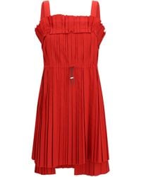 Fendi - Short Faille Dress - Lyst