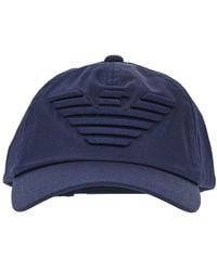 Emporio Armani - Baseball Cap With Eagle Embroidery - Lyst