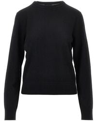 Pinko - Merino Wool Crewneck Sweater - Lyst