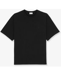 Saint Laurent - Certified Cotton T-Shirt - Lyst