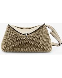 TOTEME - T-Lock Woven Leather Clutch - Lyst