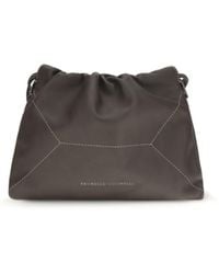 Brunello Cucinelli - Leather Shoulder Bag - Lyst