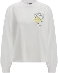 Ganni - T-Shirts - Lyst