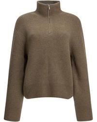 Almada Label - Dana Half-Zip Sweater - Lyst