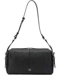 Pinko - Leather Cotton Polyamide Polyurethane Shoulder Bag - Lyst
