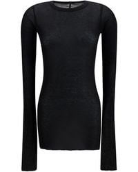 Rick Owens - Long-Sleeve Top - Lyst