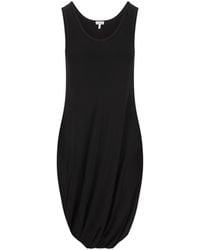 Loewe - Draped Sleeveless Dress - Lyst