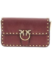 Pinko - Baby Love Bag One Slouchy Leather Bag - Lyst