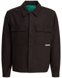 GR10K - Wool Blend Overshirt Jacket Jackets And Coats - Lyst