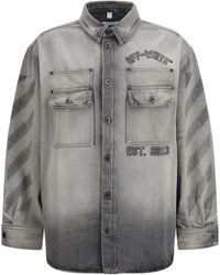 Off-White c/o Virgil Abloh - Diag Military Overshirt - Lyst