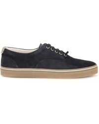 Brunello Cucinelli - Suede Sneakers Night Sky+Alpaca - Lyst