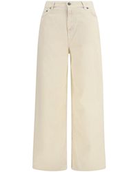 Golden Goose - Wide-Leg Cotton Denim Jeans - Lyst