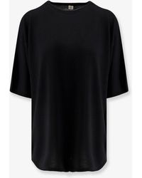 TOTEME - Longline Wool Blend Sweater - Lyst