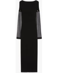 Max Mara - Viscose Long Dress - Lyst