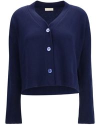 Verybusy - Cashmere V-Neck Buttoned Cardigan Cosmos - Lyst