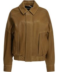 Nour Hammour - "Dalma" Leather Jacket - Lyst