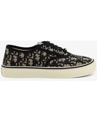 Dior - Dior Dior Saltwind Cotton Sneakers With Dior Oblique Embroidery - Lyst