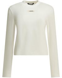 Jacquemus - "Gros Grain" Crew-Neck T-Shirt - Lyst